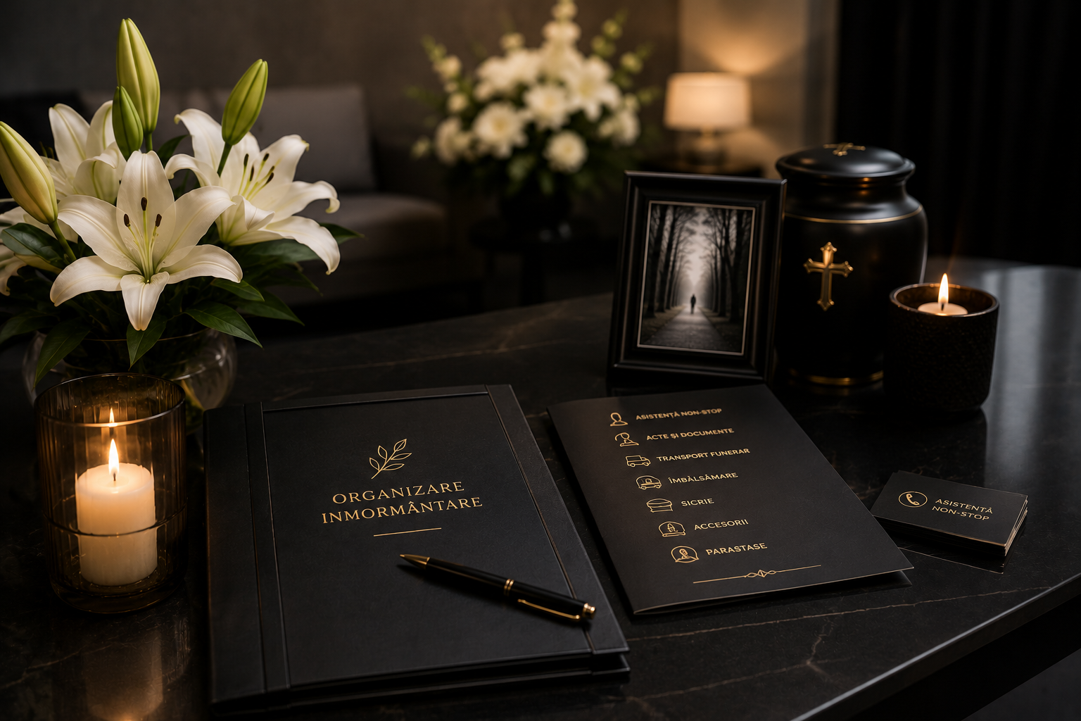 Coroane funerare Deva in pachet complet